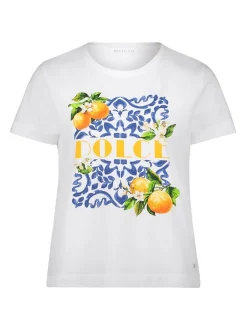 Betty & Co Damen Casual-Shirt in weiß mehrfarbig