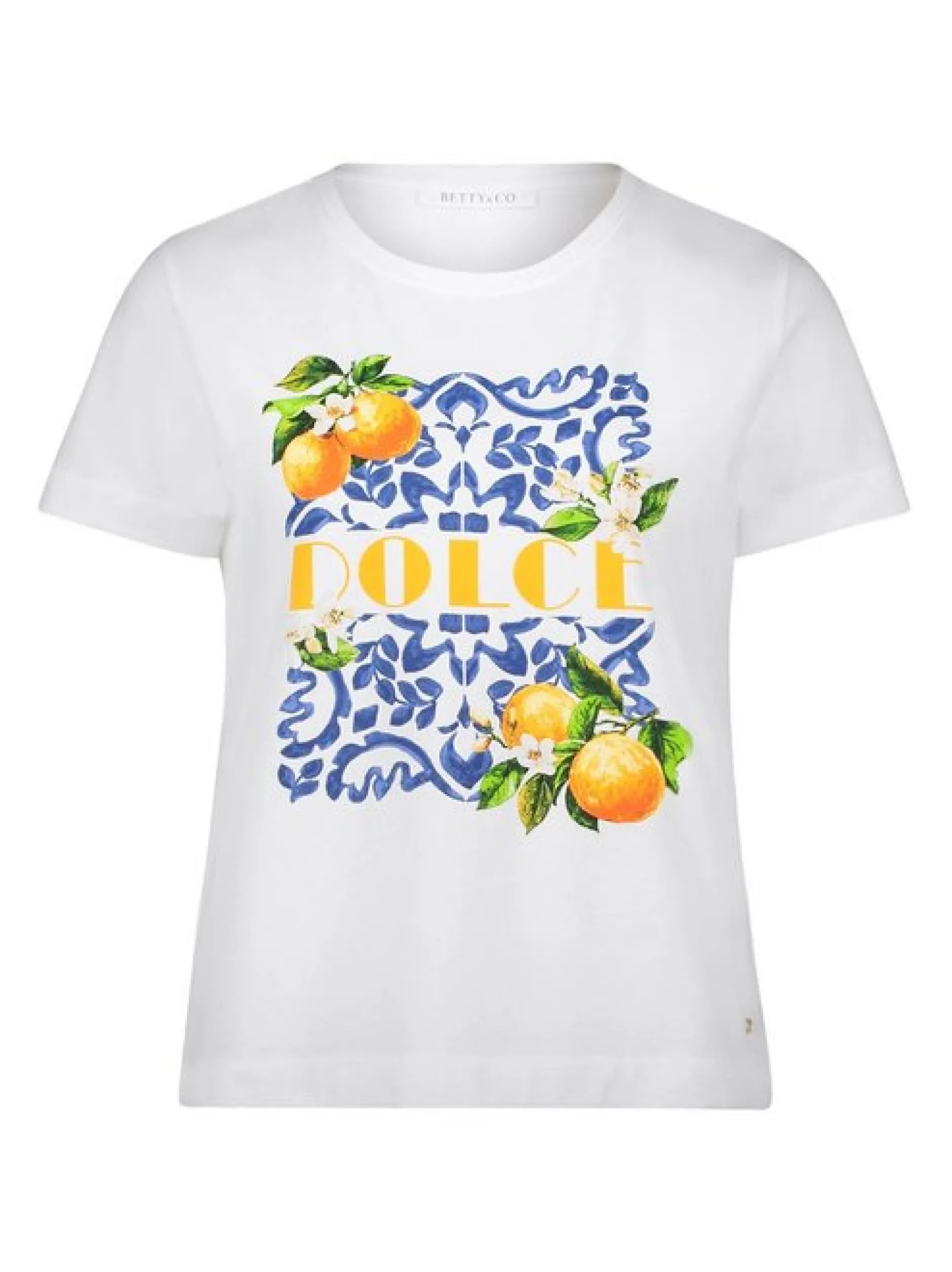 Betty & Co Damen Casual-Shirt in weiß mehrfarbig