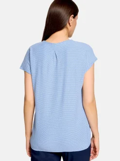 Betty & Co Damen Casual-Shirt in hellblau
