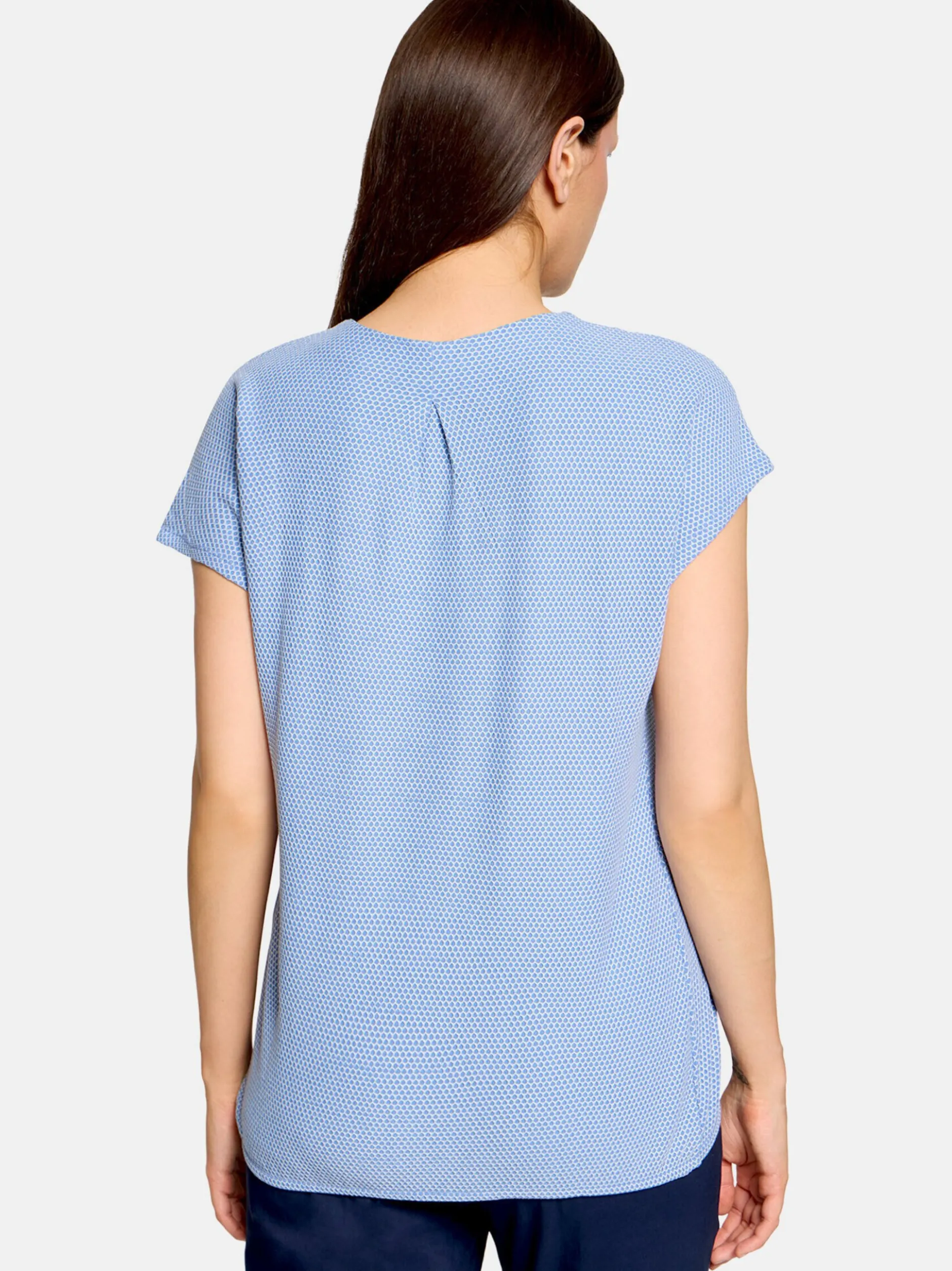Betty & Co Damen Casual-Shirt in hellblau