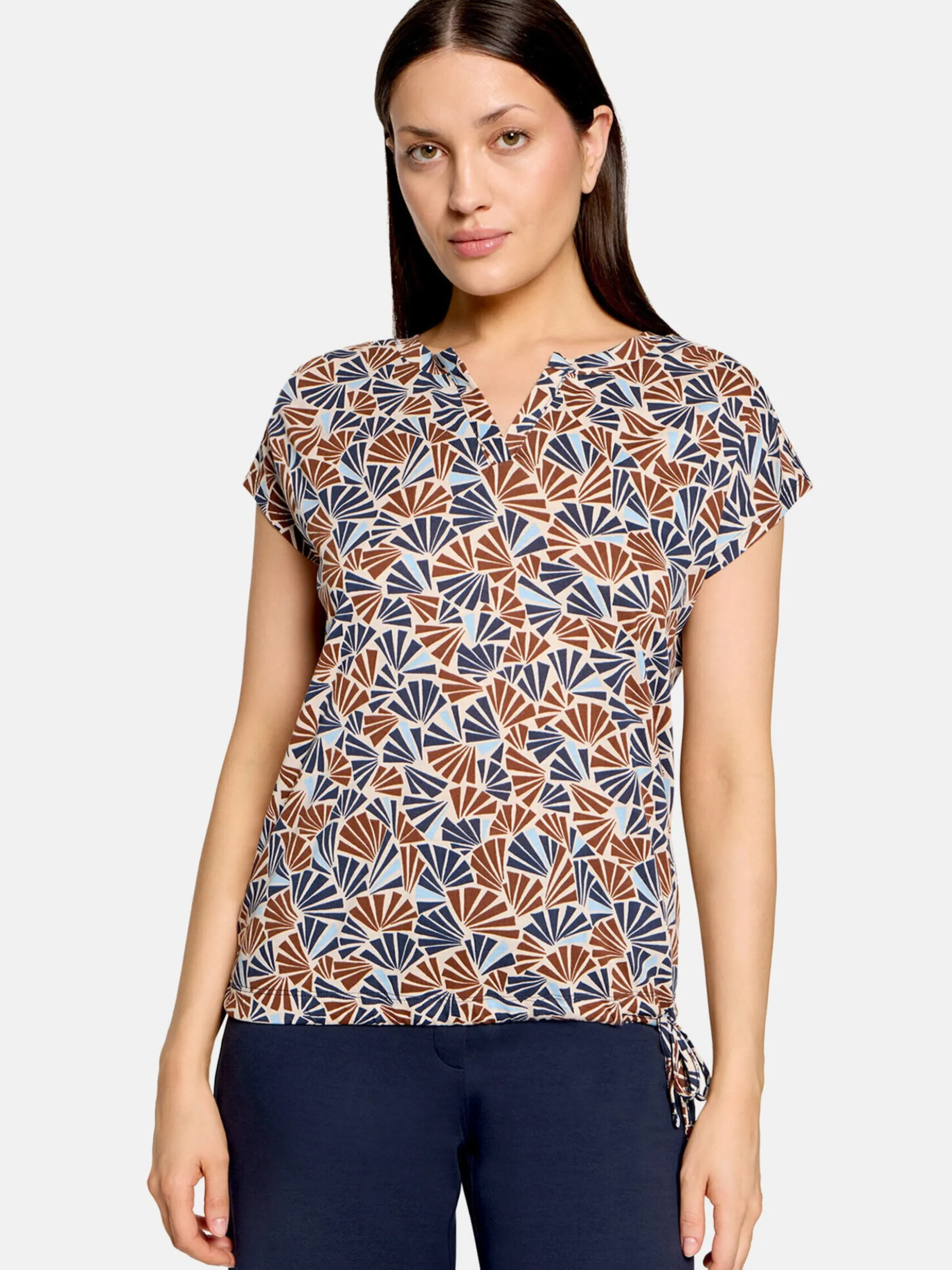 Betty & Co Damen Casual-Shirt in beige braun