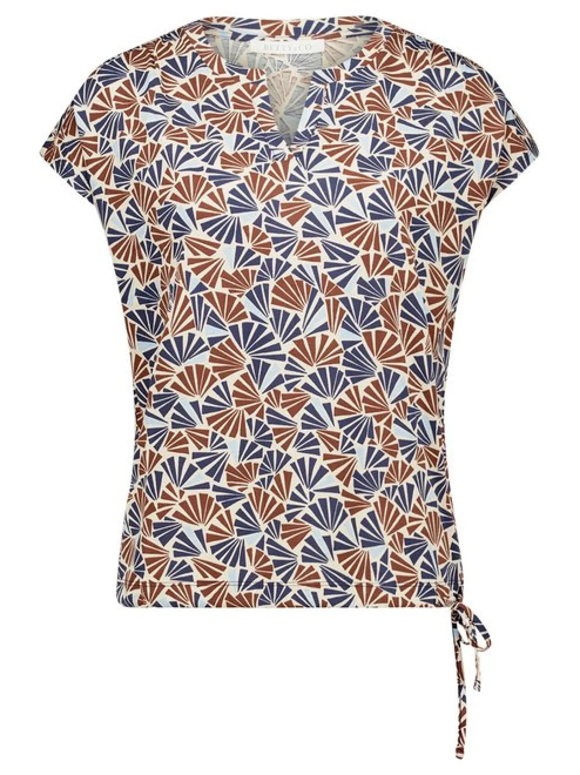 Betty & Co Damen Casual-Shirt in beige braun