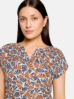Betty & Co Damen Casual-Shirt in beige braun