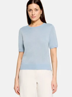 Betty & Co Damen Feinstrickpullover in hellblau
