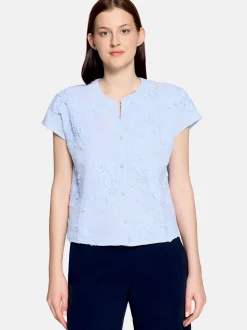 Betty & Co Damen Hemdbluse in hellblau