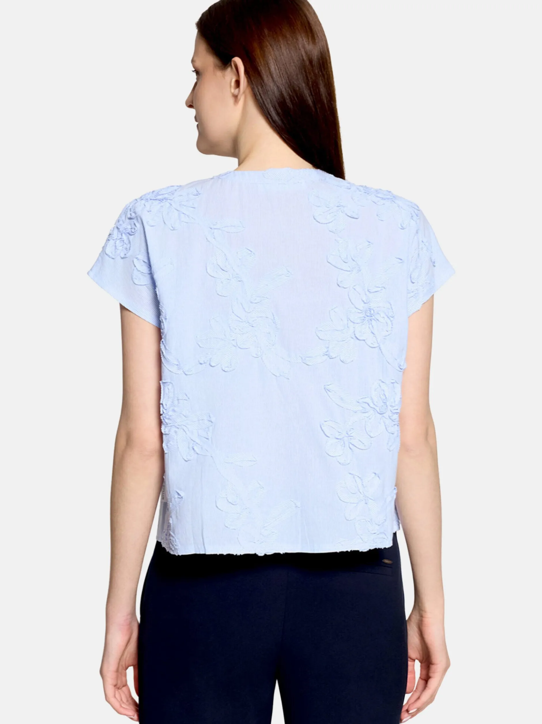 Betty & Co Damen Hemdbluse in hellblau