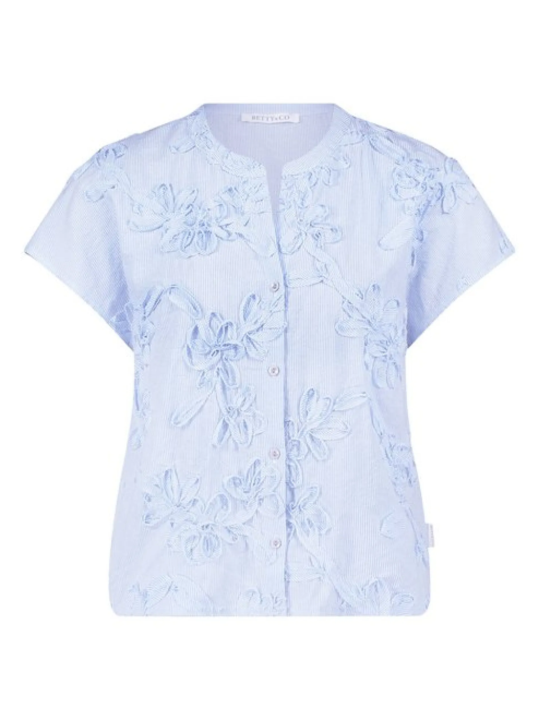 Betty & Co Damen Hemdbluse in hellblau