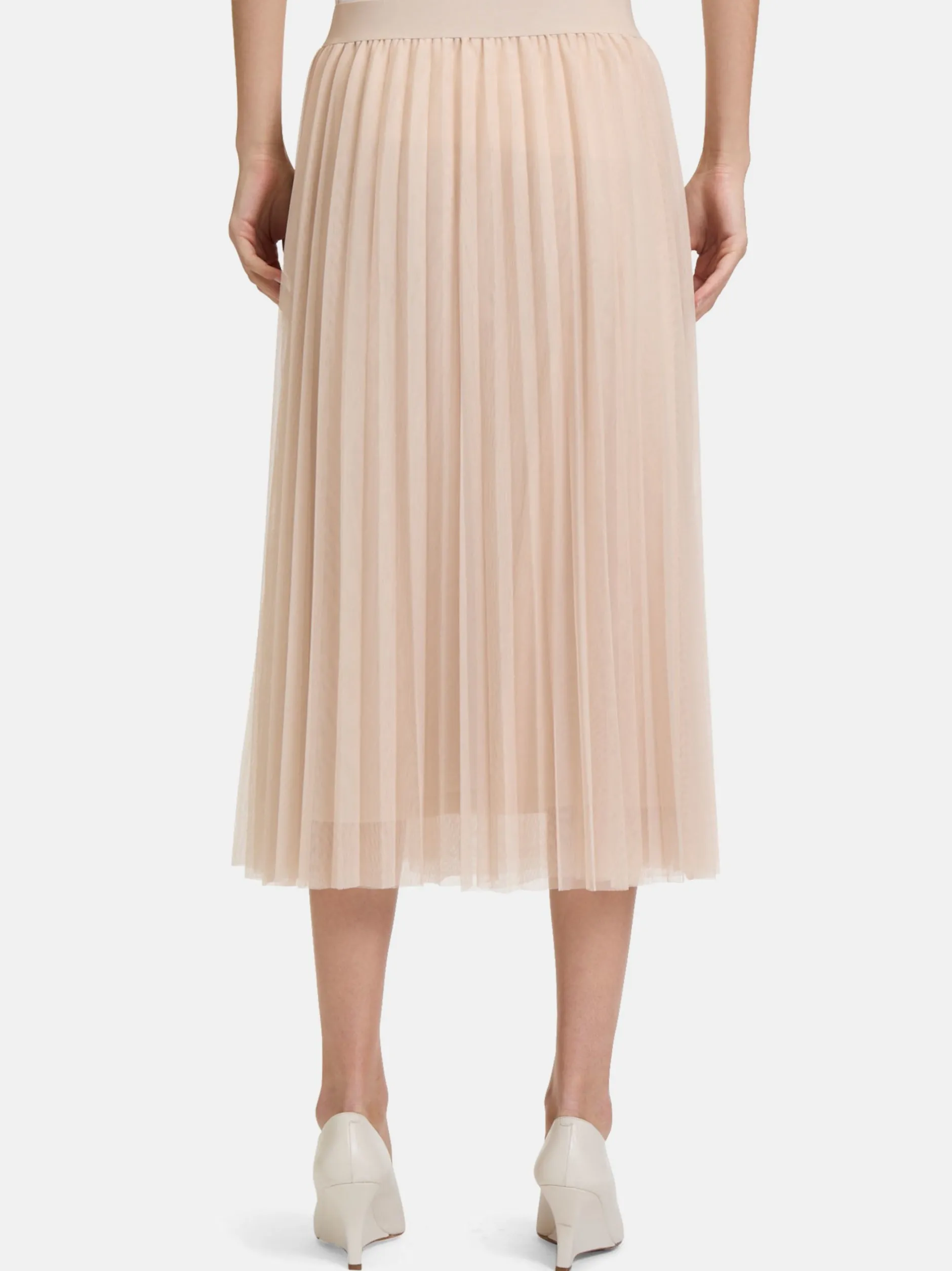 Betty & Co Damen Midirock in grau