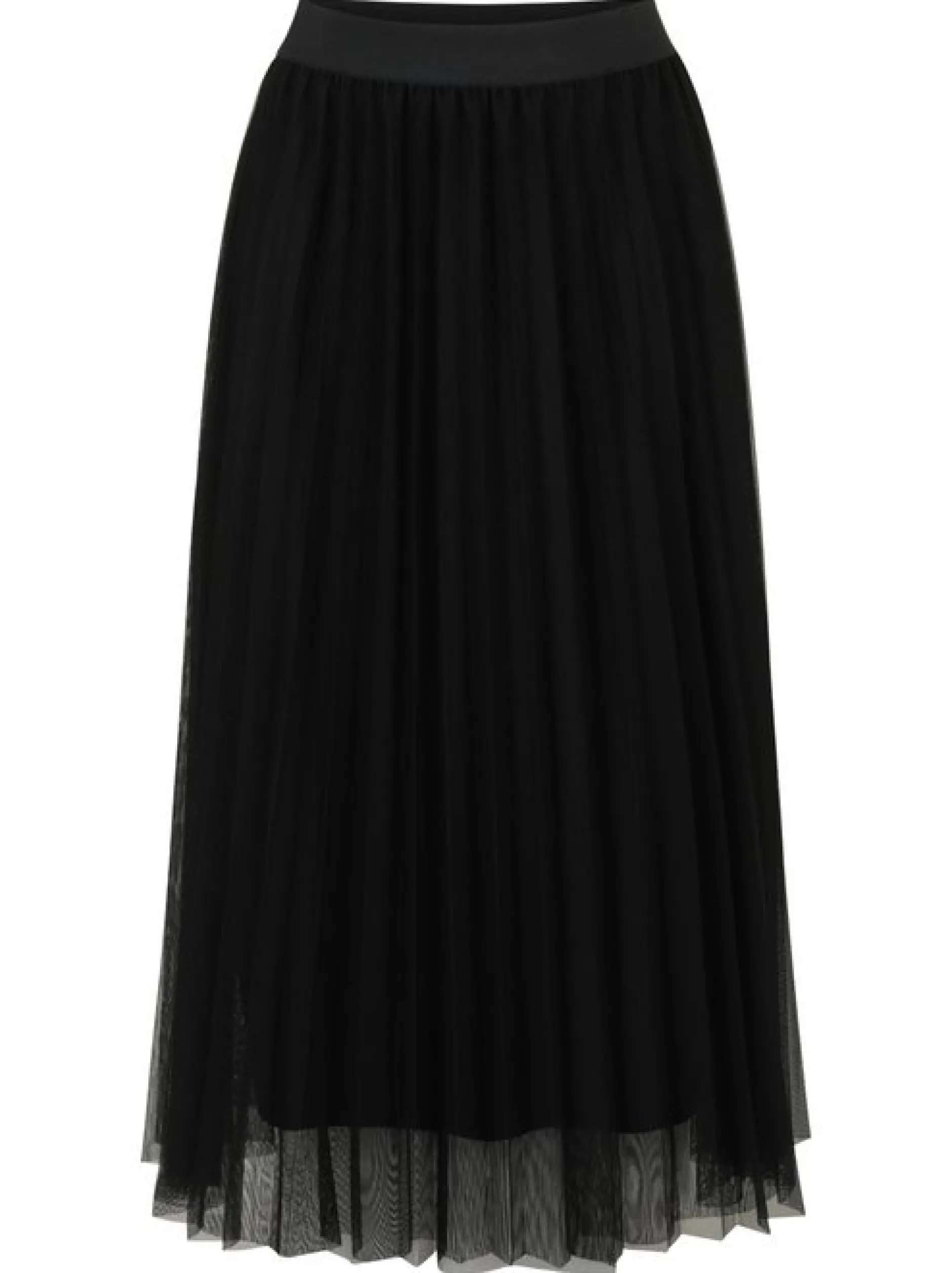 Betty & Co Damen Midirock in schwarz