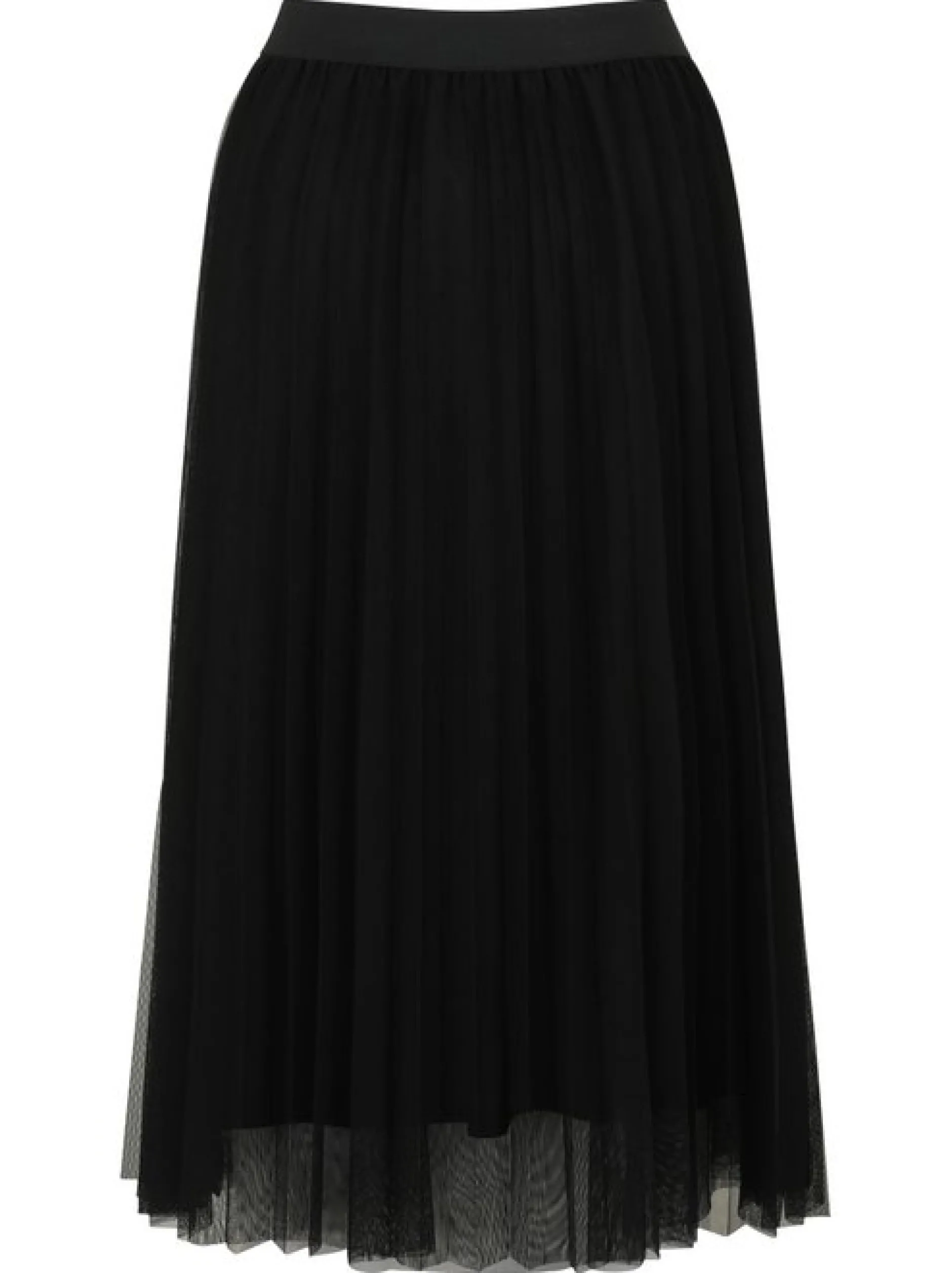 Betty & Co Damen Midirock in schwarz
