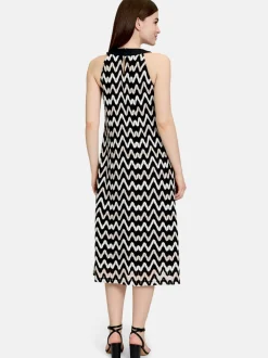 Betty & Co Damen Neckholder Kleid in mehrfarbig schwarz