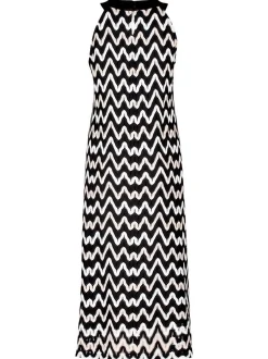 Betty & Co Damen Neckholder Kleid in mehrfarbig schwarz