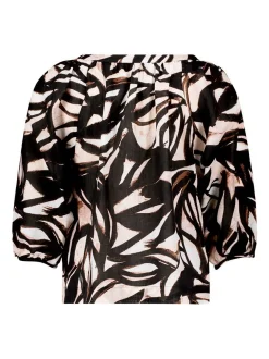 Betty & Co Damen Schlupfbluse in mehrfarbig schwarz