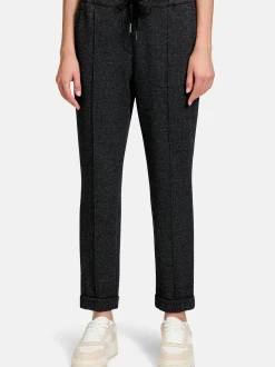 Betty & Co Damen Schlupfhose in schwarz mehrfarbig