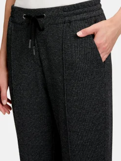 Betty & Co Damen Schlupfhose in schwarz mehrfarbig