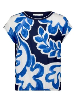 Betty & Co Damen Shirt in marine mehrfarbig