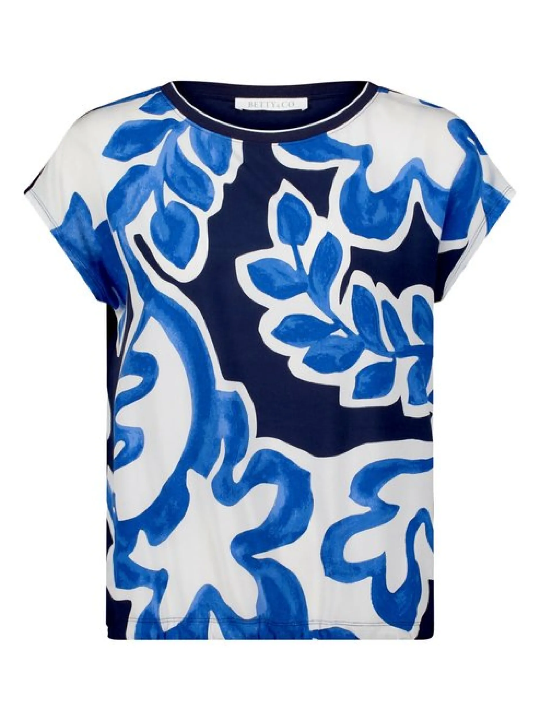 Betty & Co Damen Shirt in marine mehrfarbig