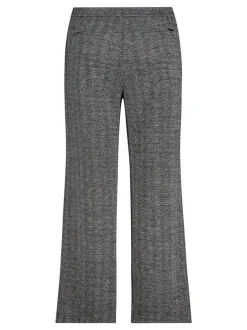 Betty & Co Damen Stoffhose in schwarz mehrfarbig