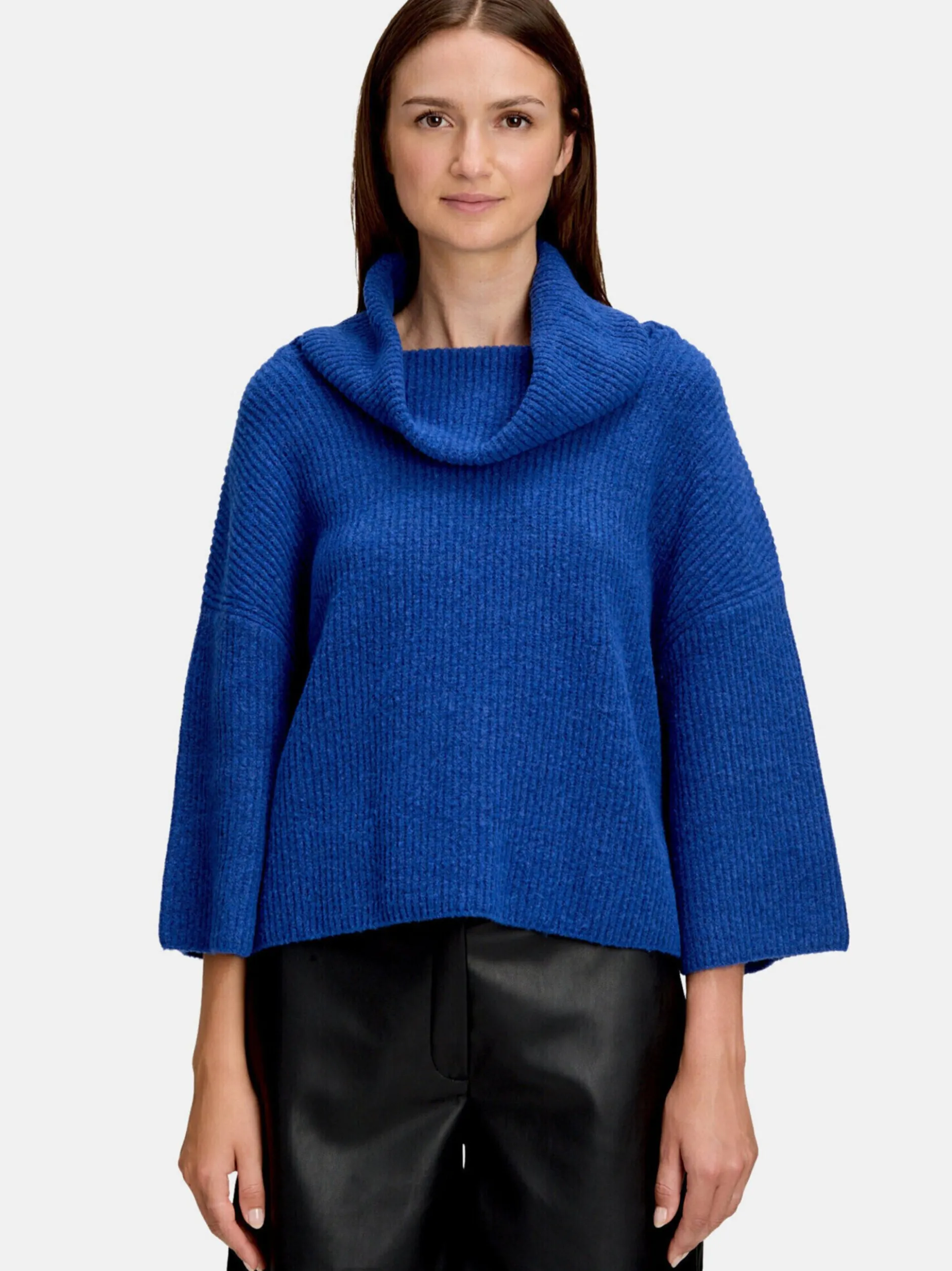 Betty & Co Damen Strickpullover in blau