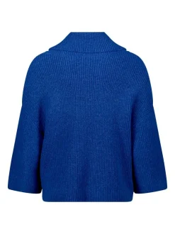 Betty & Co Damen Strickpullover in blau