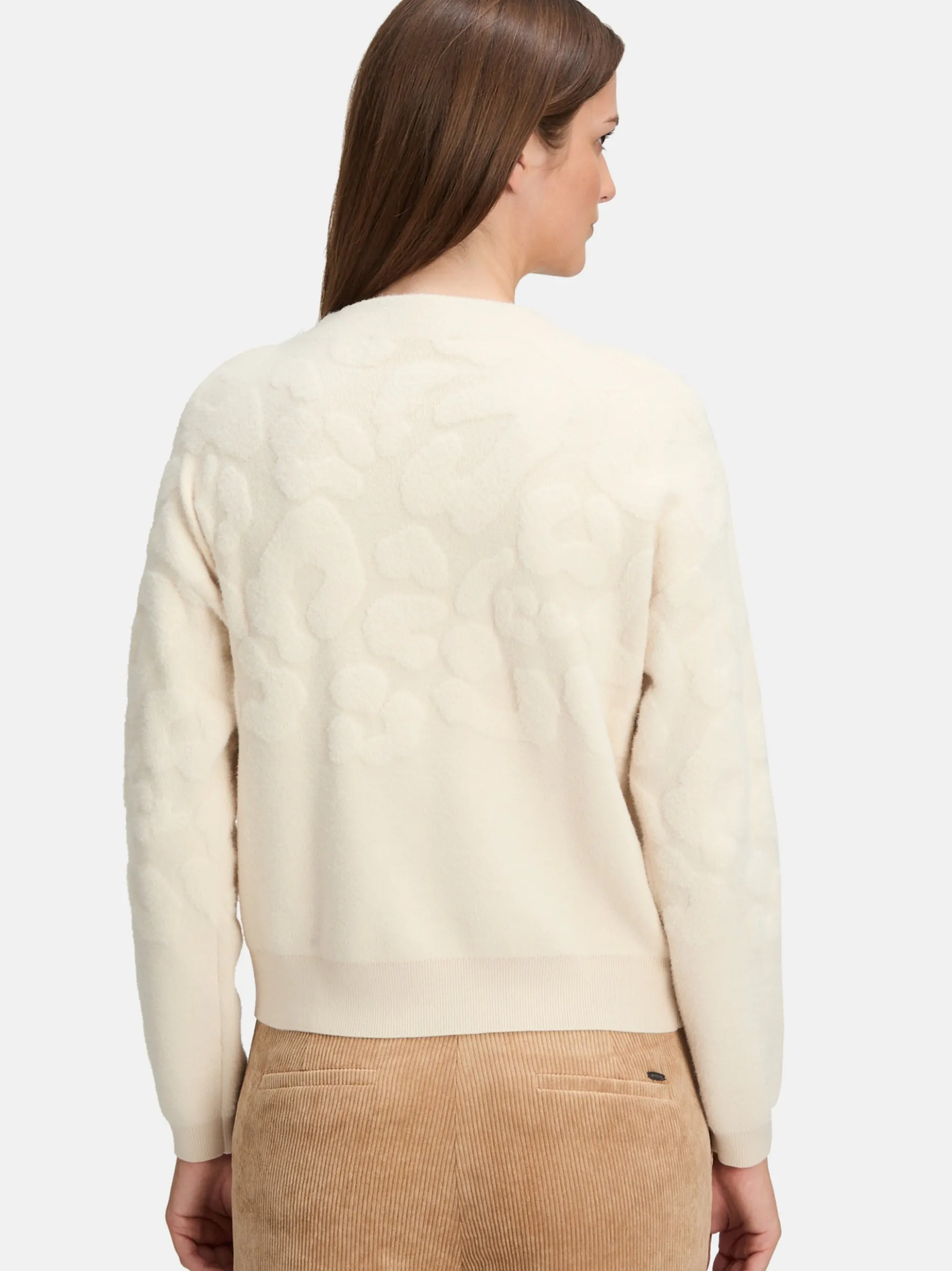 Betty & Co Damen Strickpullover in beige