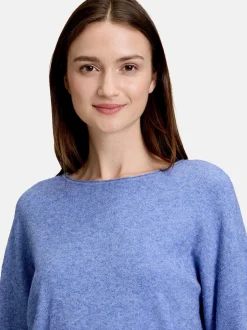 Betty & Co Damen Strickpullover in blau
