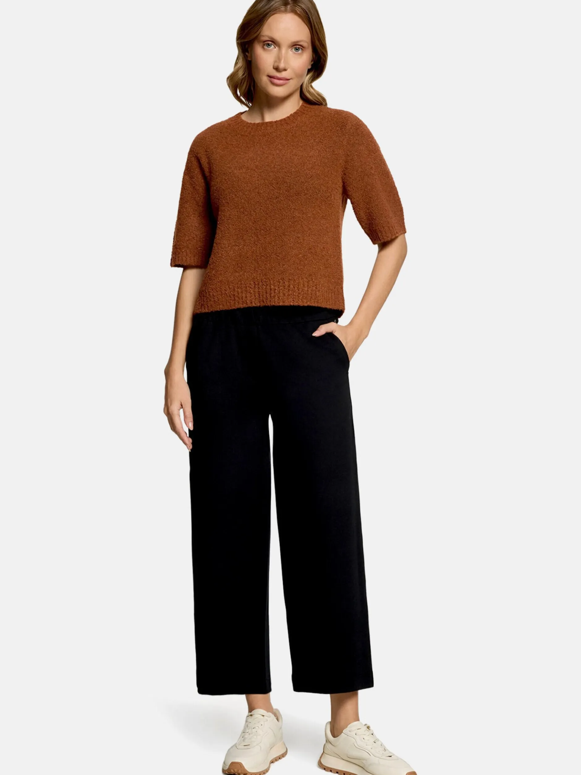 Betty & Co Damen Strickpullover in braun