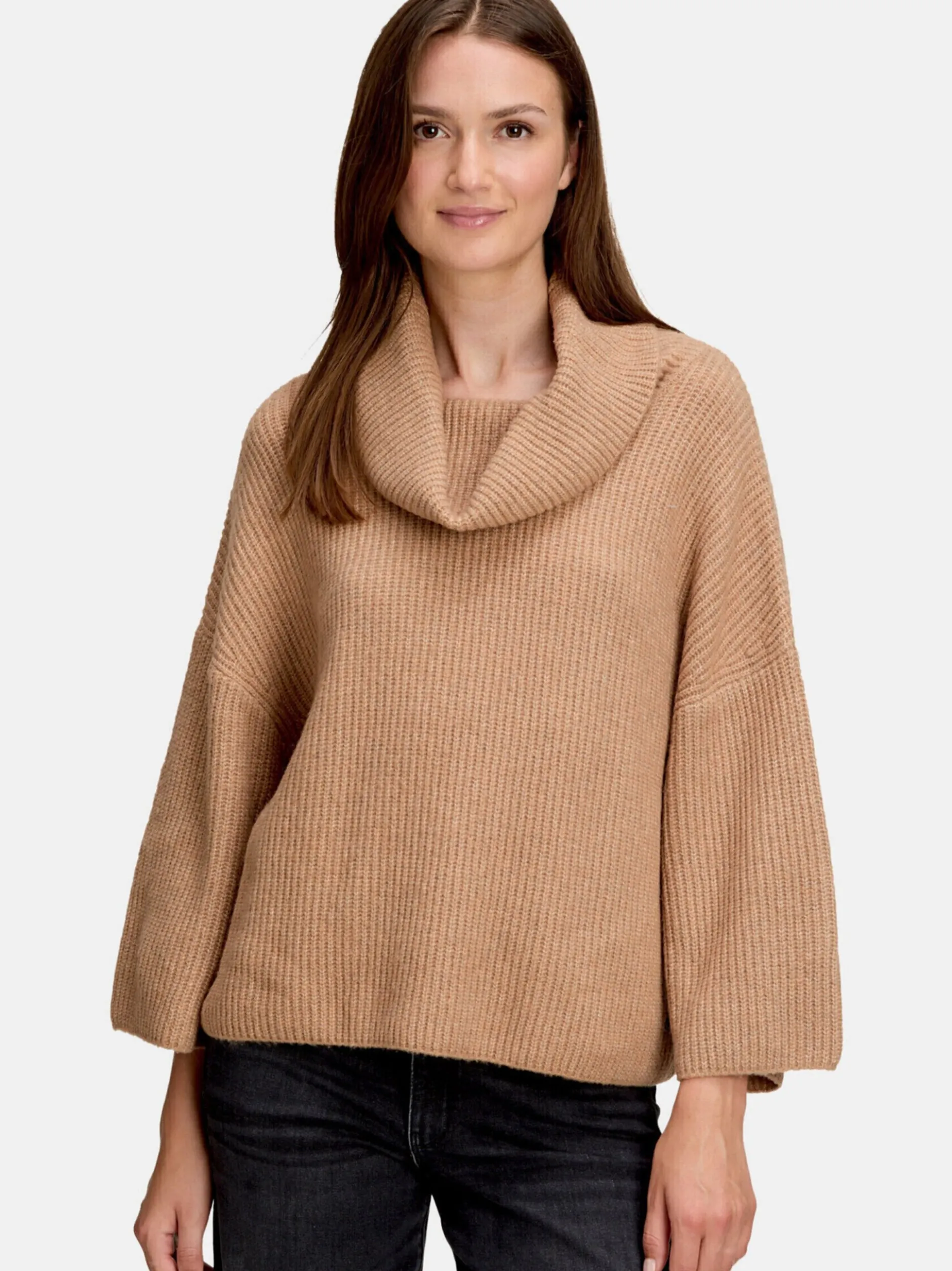 Betty & Co Damen Strickpullover in camel