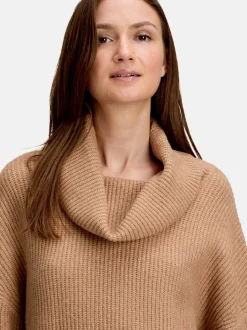 Betty & Co Damen Strickpullover in camel