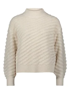Betty & Co Damen Strickpullover in weiß