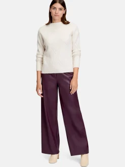 Betty & Co Damen Strickpullover in beige
