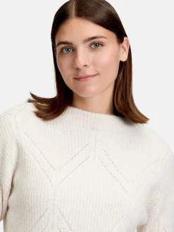 Betty & Co Damen Strickpullover in beige