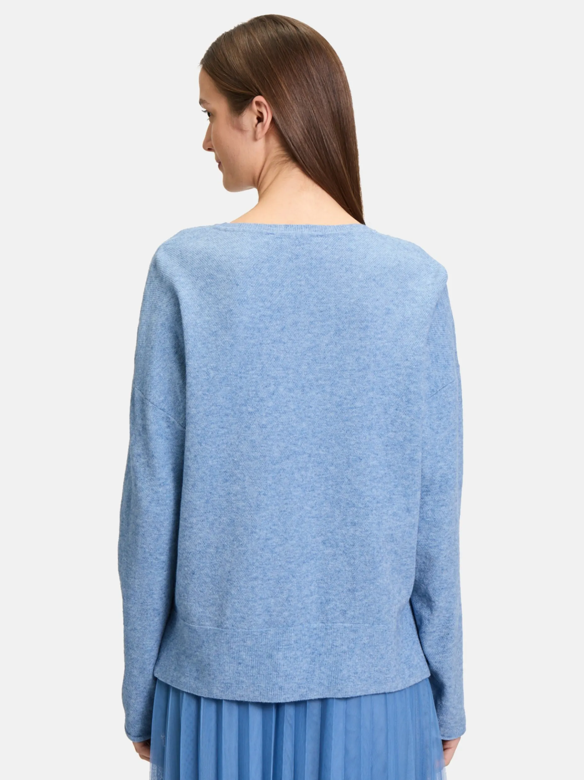 Betty & Co Damen Strickpullover in blau