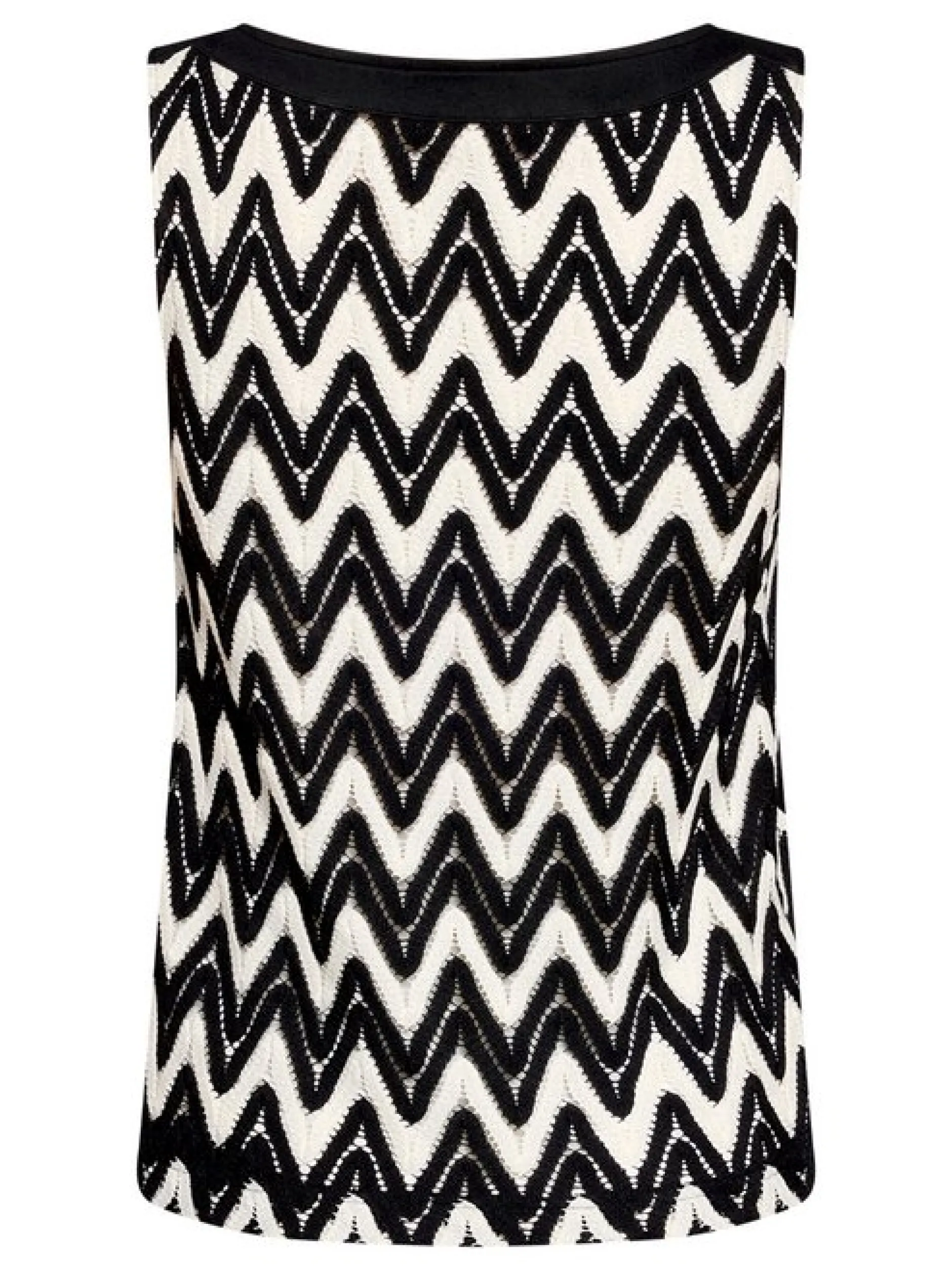 Betty & Co Damen Strukturshirt in schwarz mehrfarbig