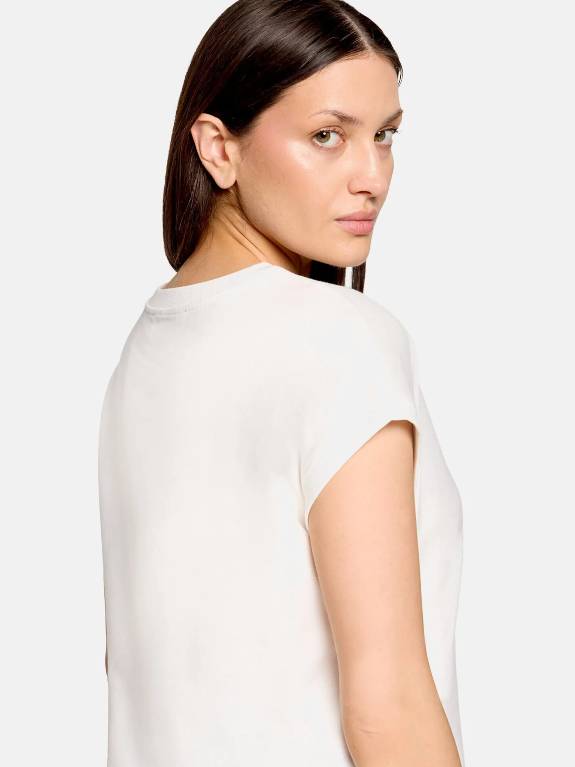 Betty & Co Damen Sweatshirt in weiß