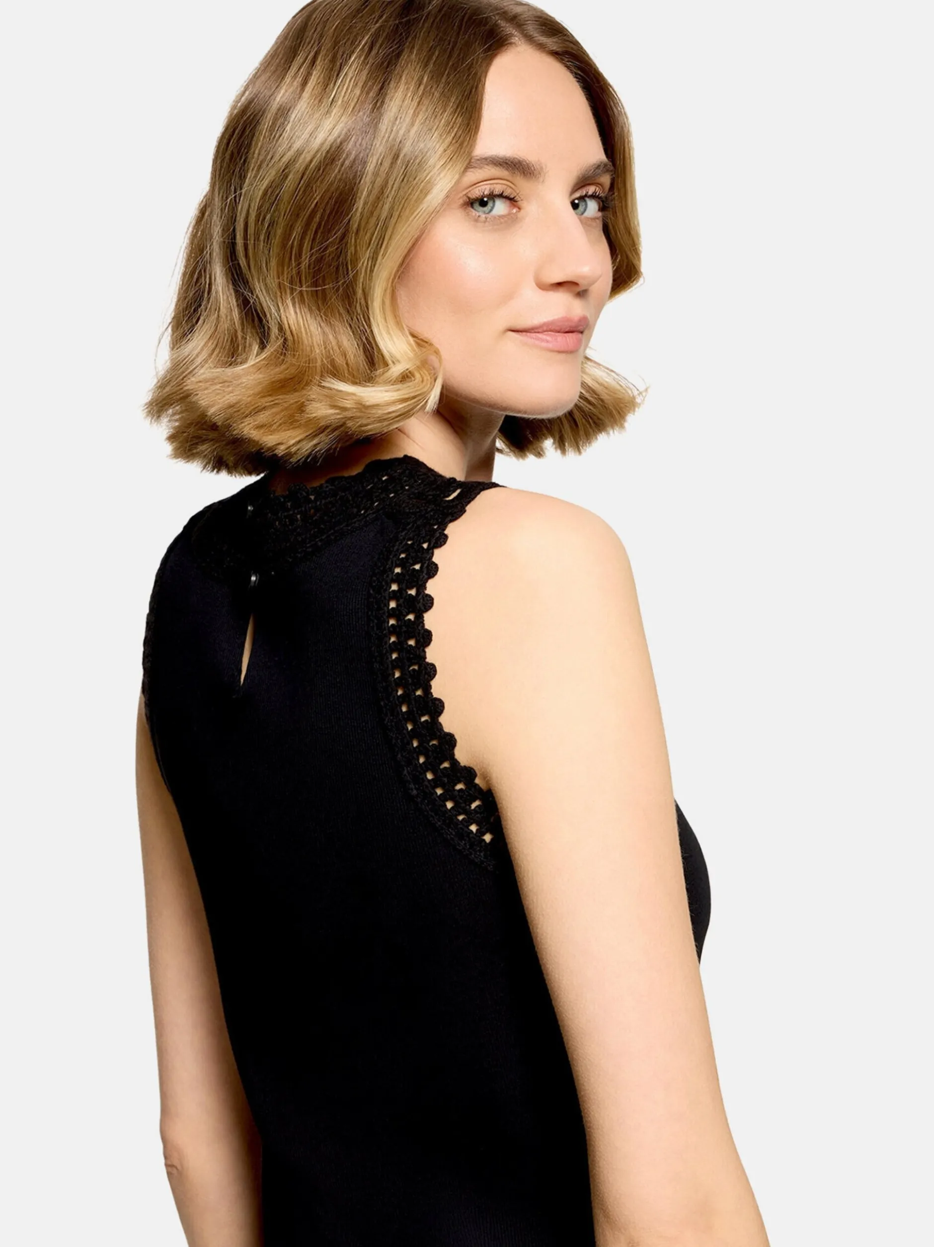 Betty & Co Damen Top in schwarz