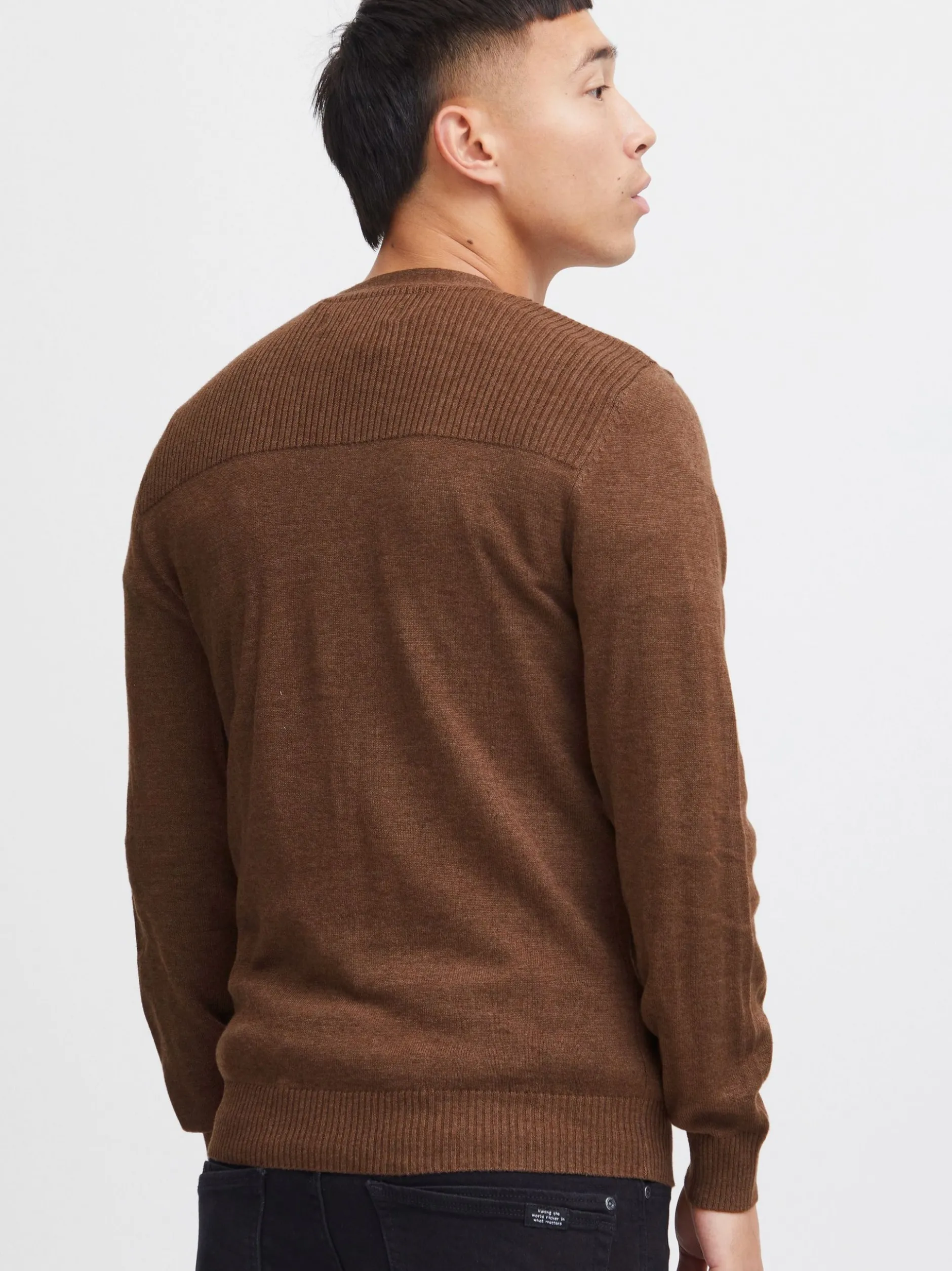 BLEND Herren Cardigan - BHCaden in mocca