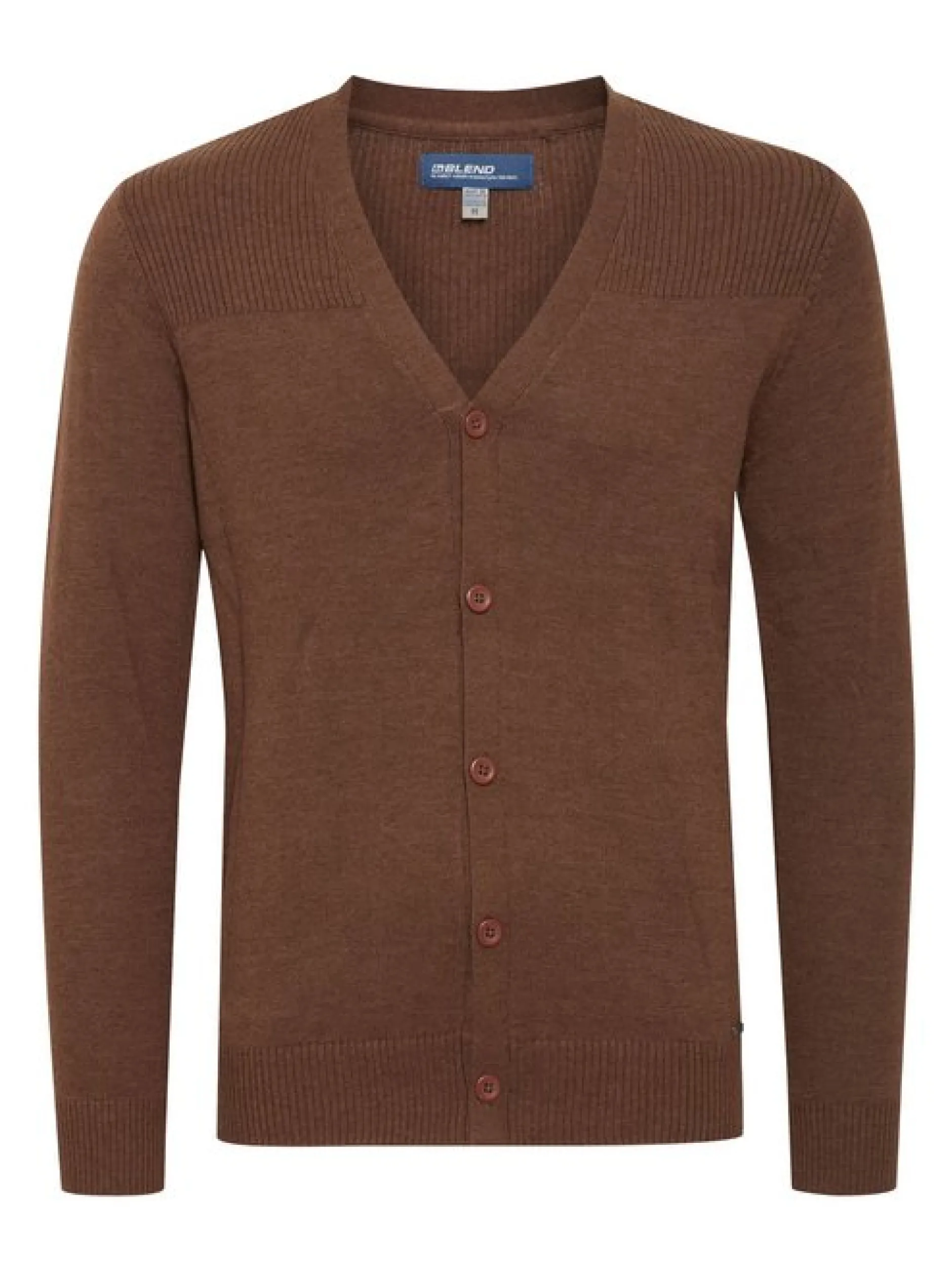 BLEND Herren Cardigan - BHCaden in mocca