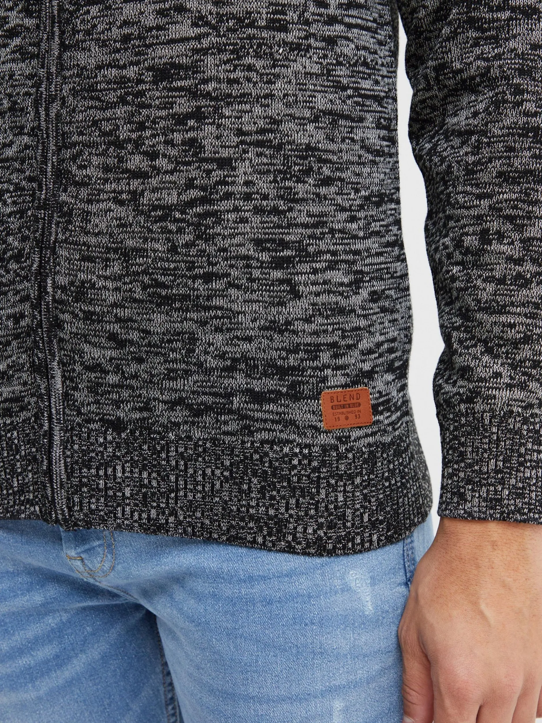 BLEND Herren Cardigan - BHDaniri in schwarz