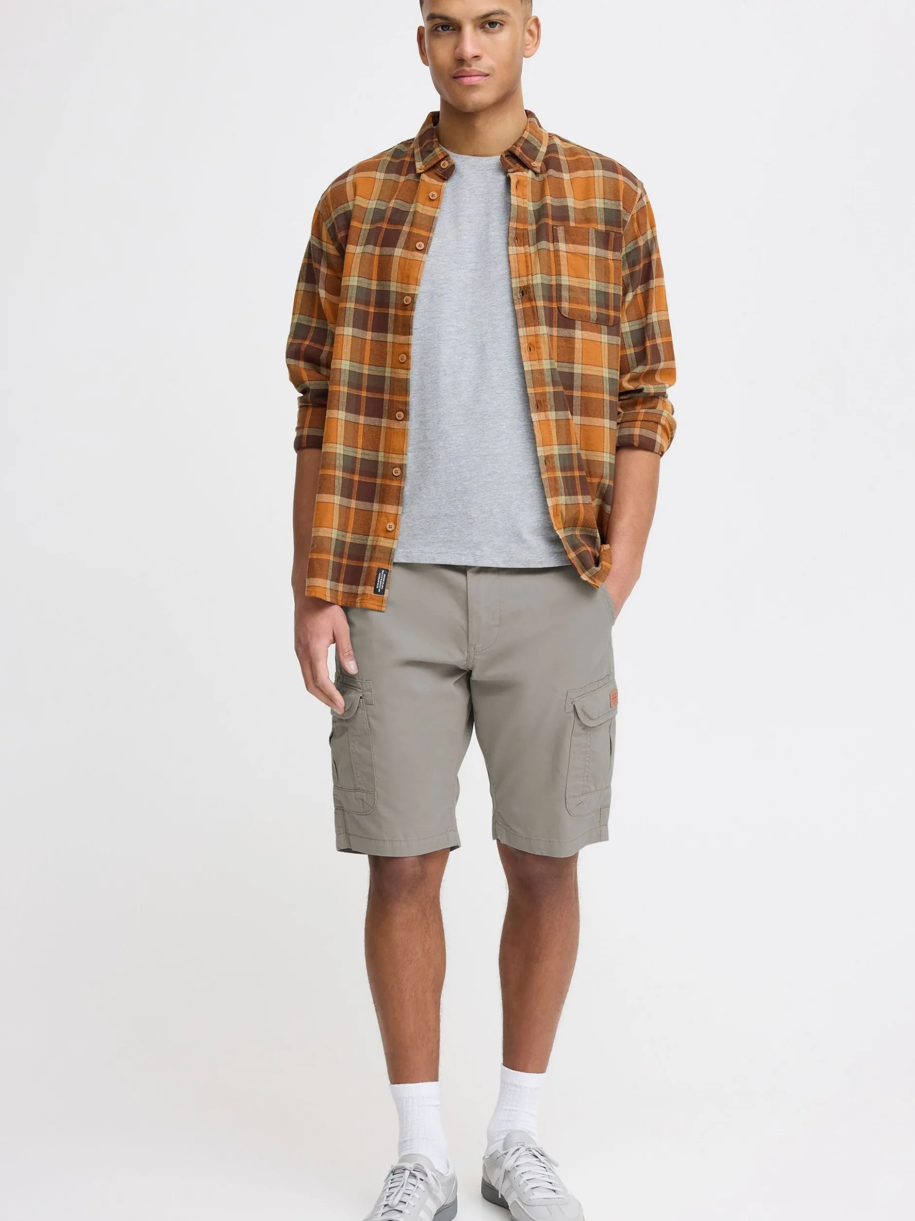 BLEND Herren Cargoshorts - BHCrixus in grau