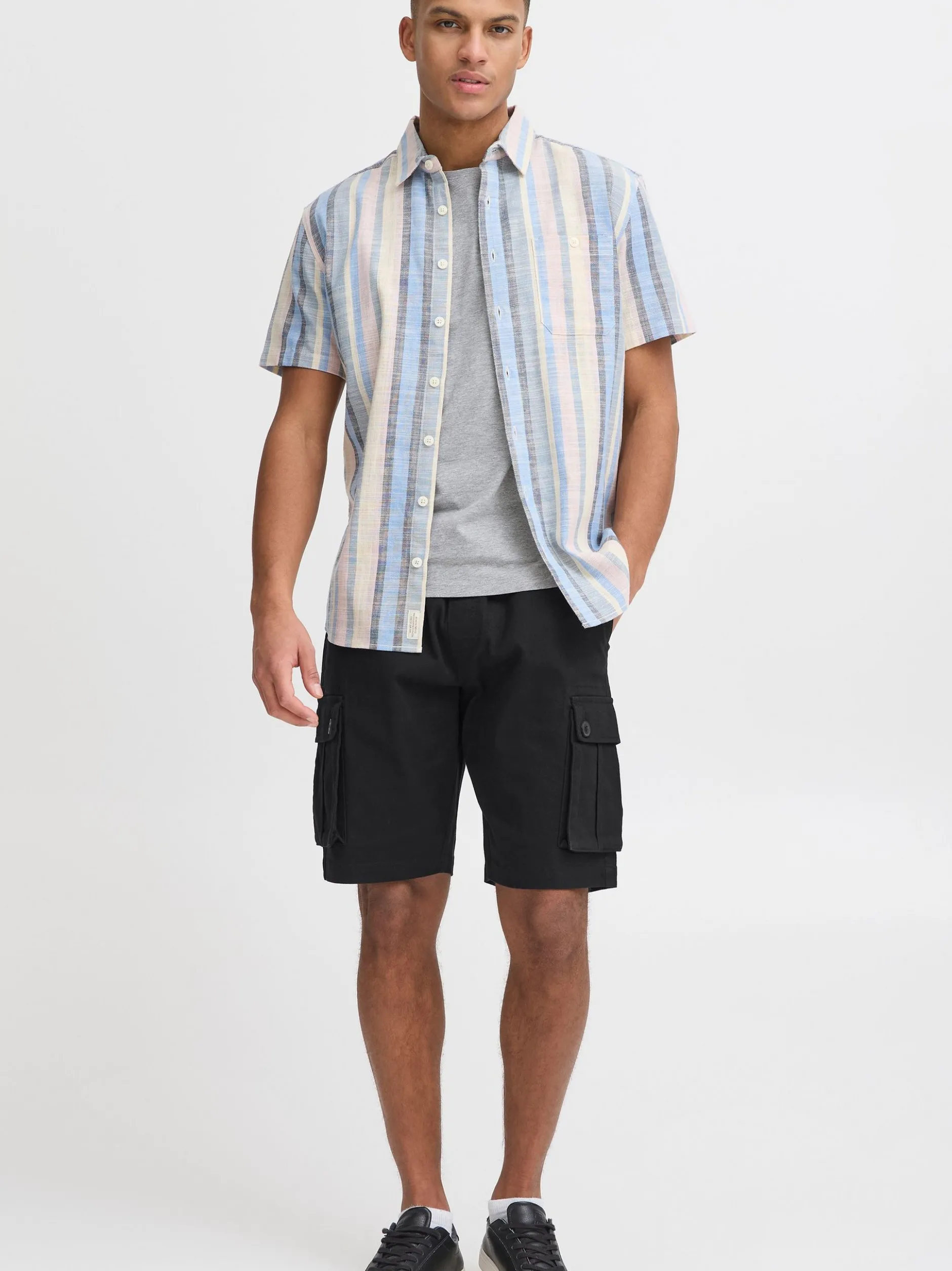 BLEND Herren Cargoshorts - BHKvalle in schwarz