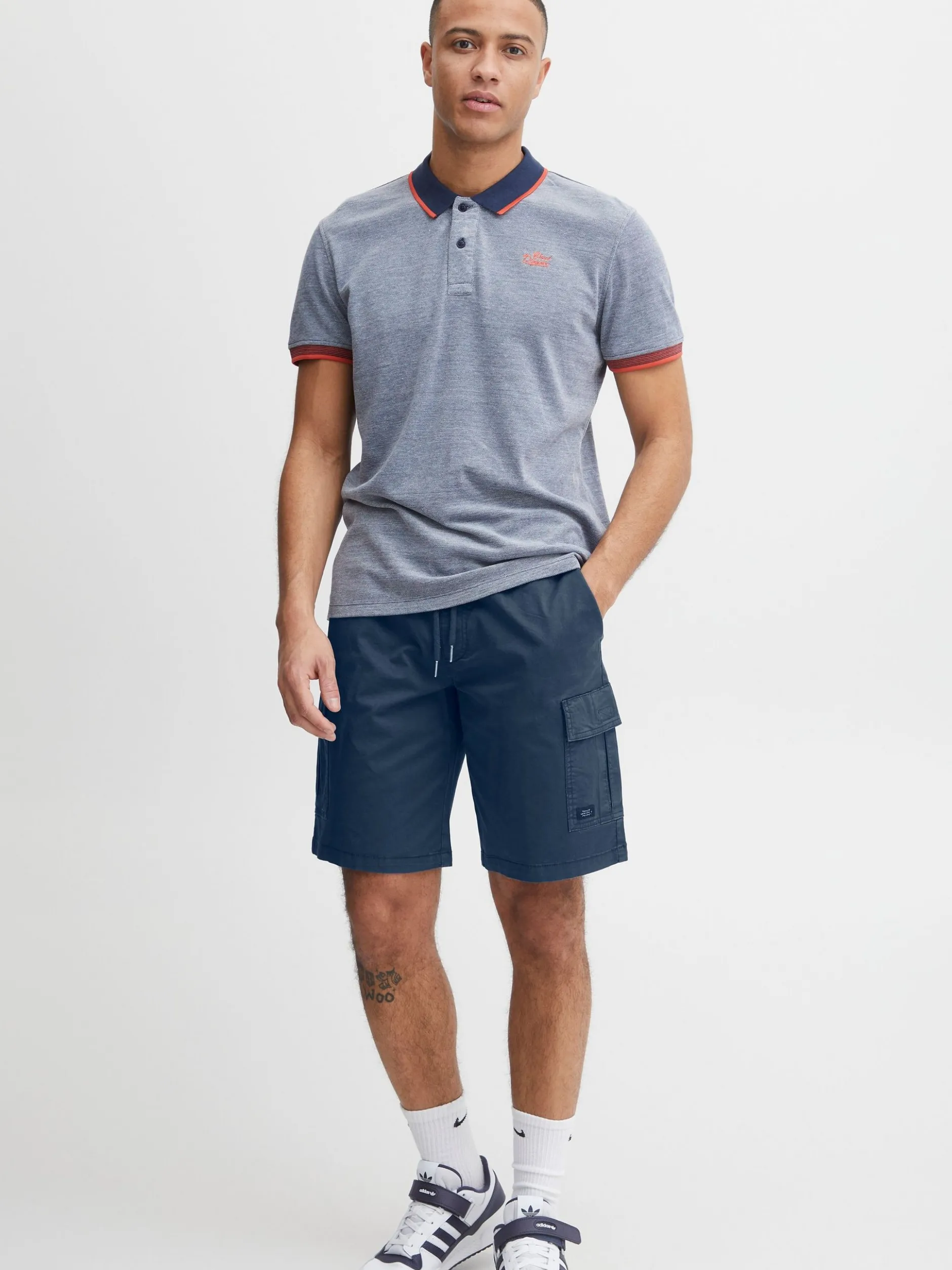 BLEND Herren Cargoshorts - BHShorts in blau