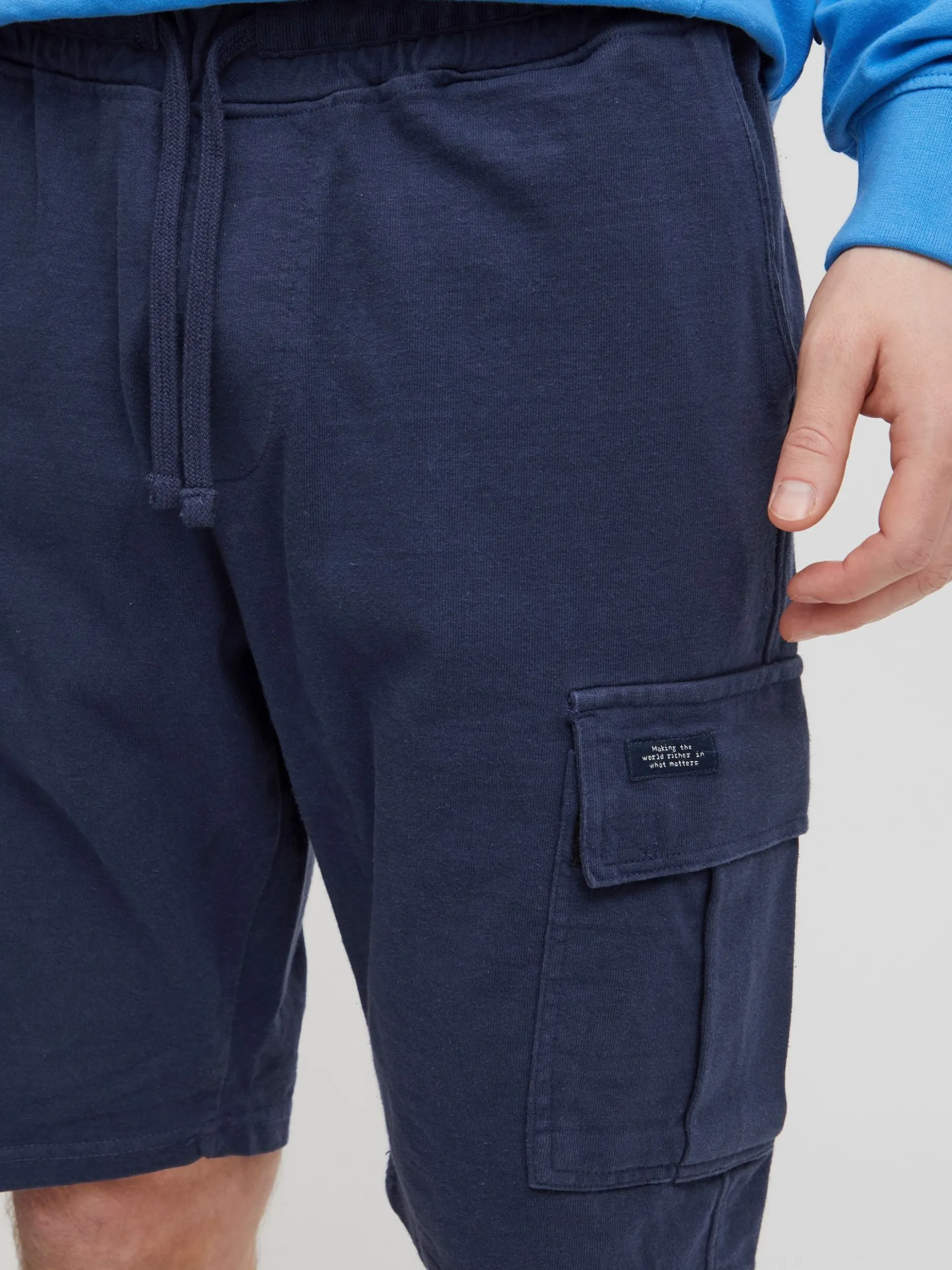 BLEND Herren Cargoshorts - BHSweatshorts in blau
