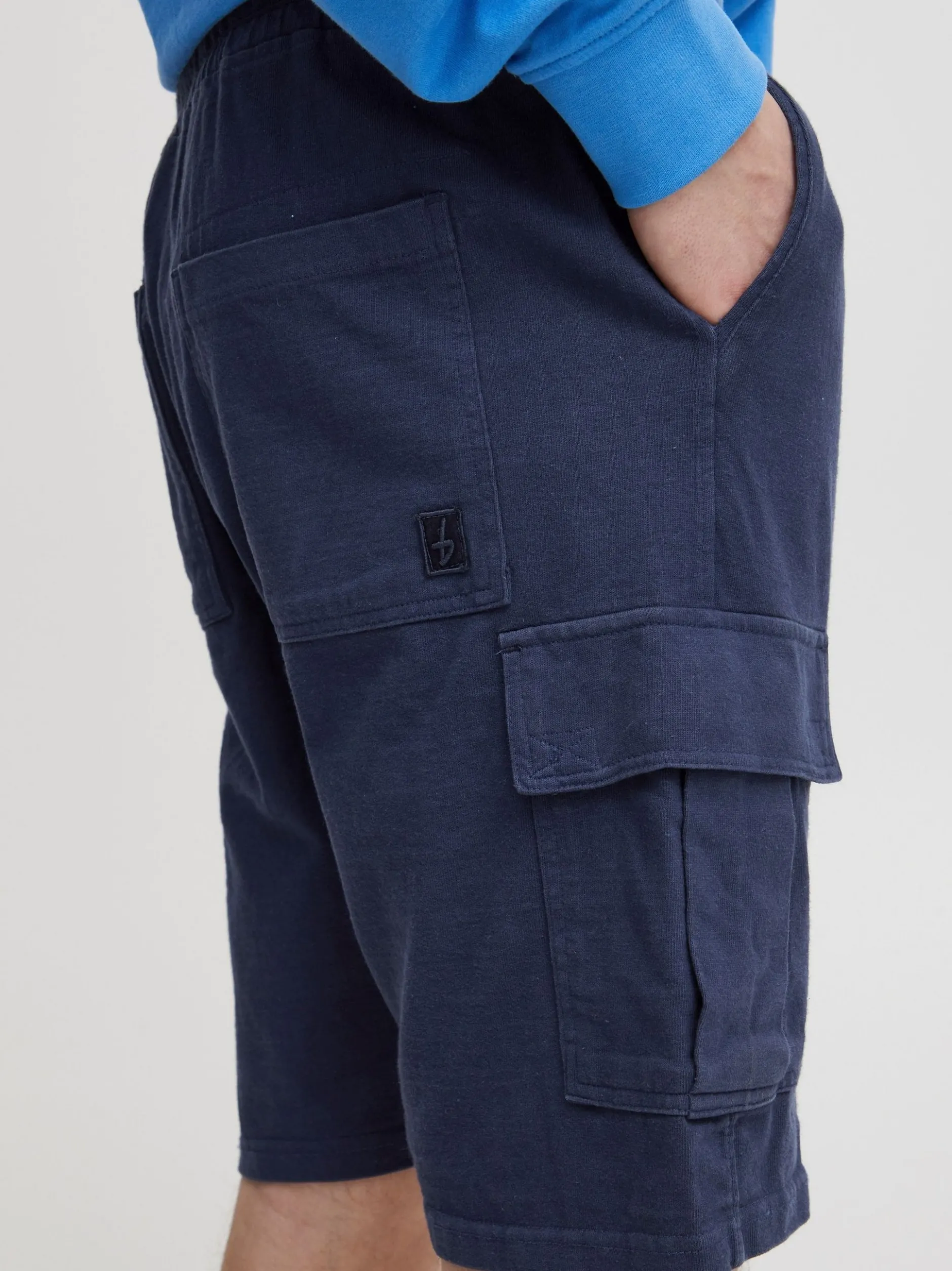 BLEND Herren Cargoshorts - BHSweatshorts in blau