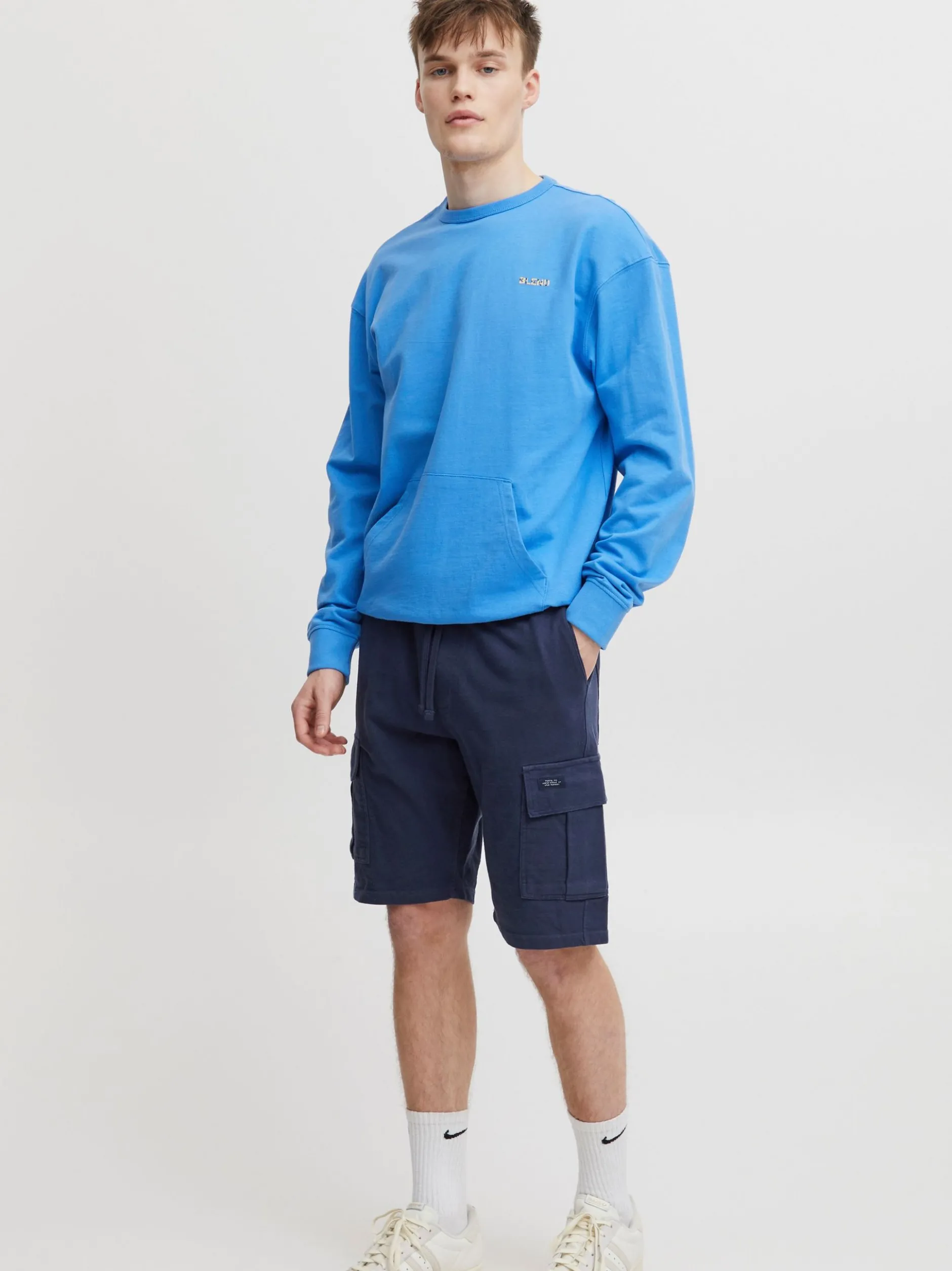 BLEND Herren Cargoshorts - BHSweatshorts in blau