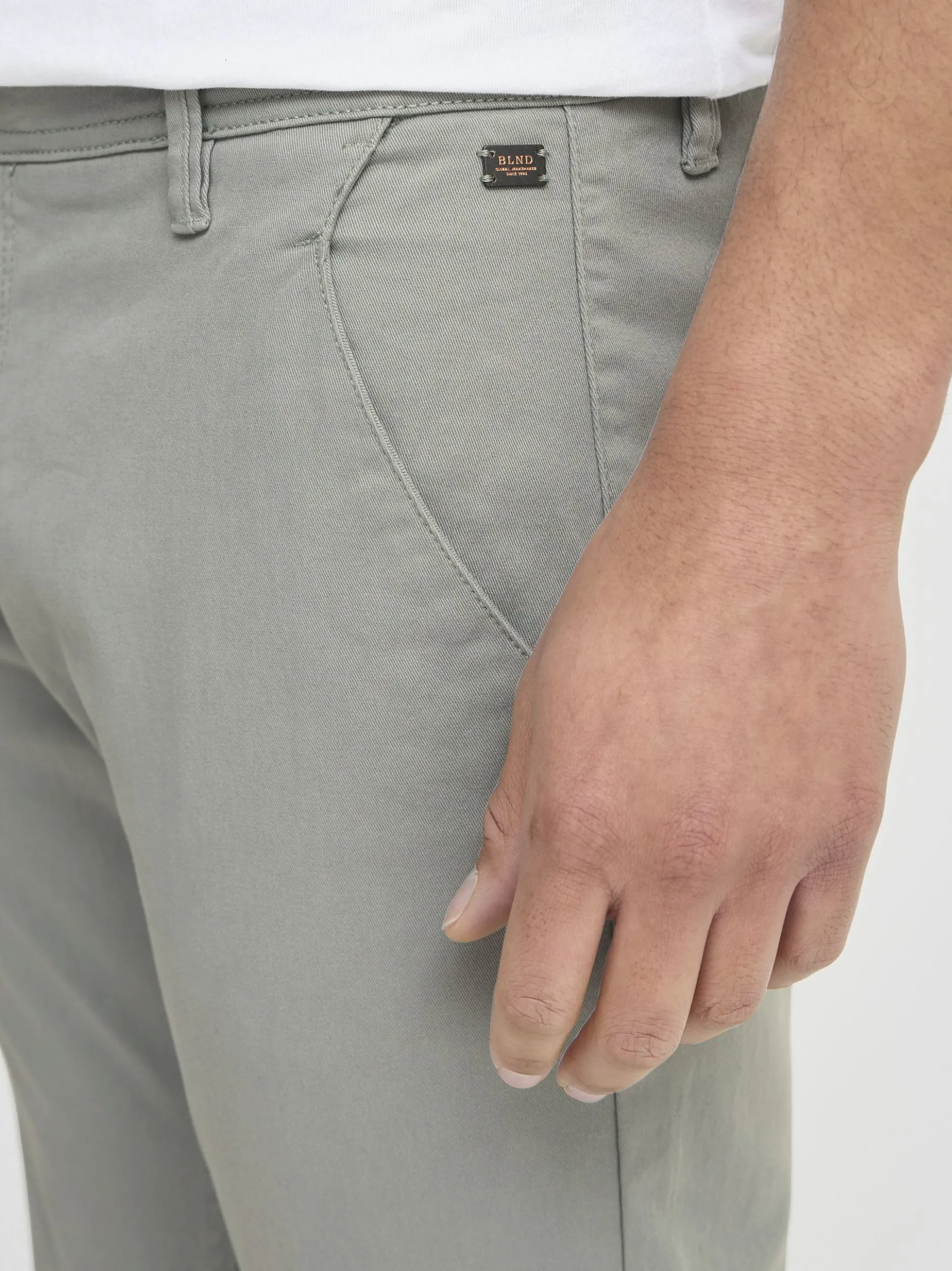 BLEND Herren Chinohose - BHNatan in grau