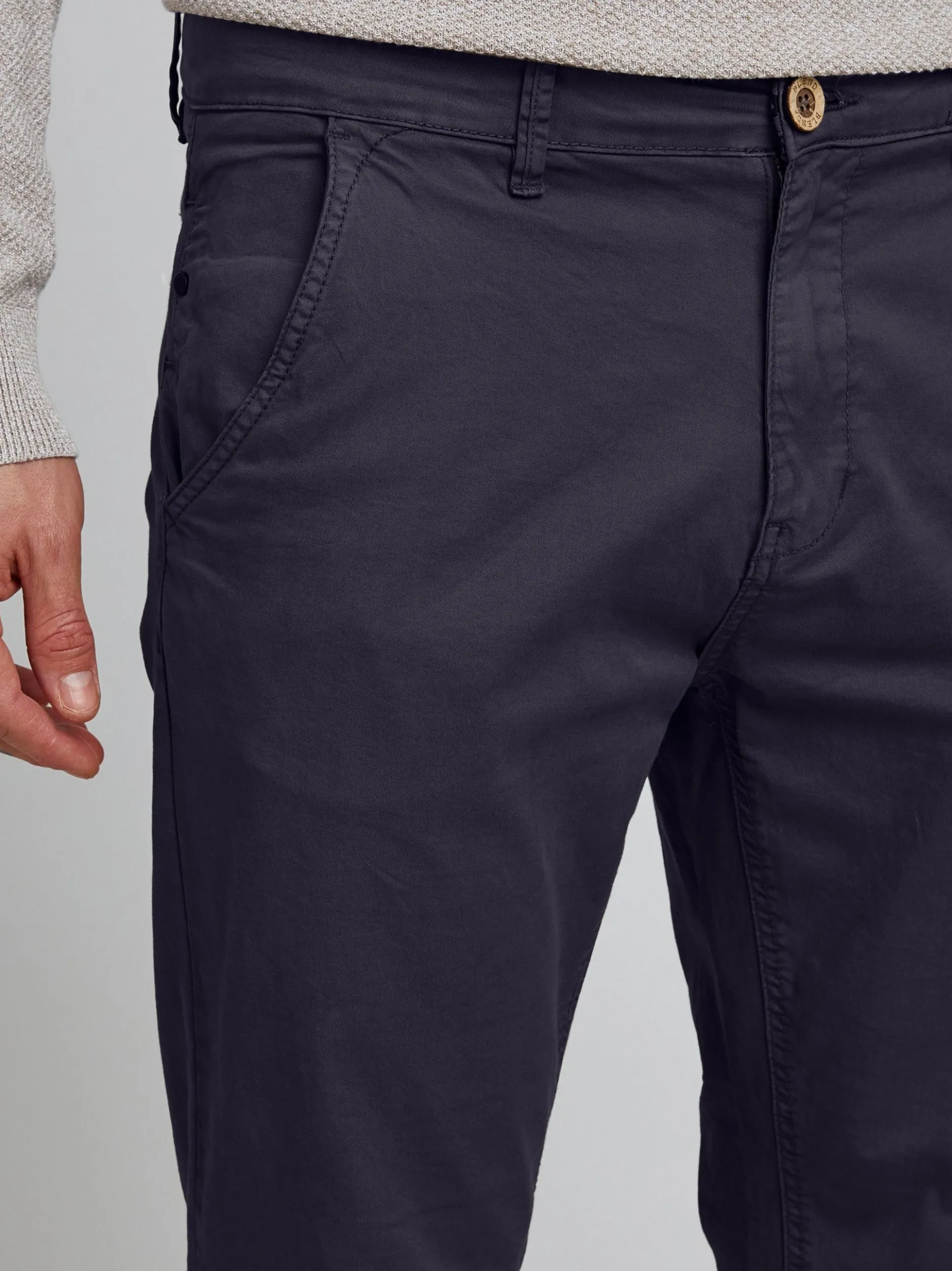 BLEND Herren Chinohose - BHNight in blau