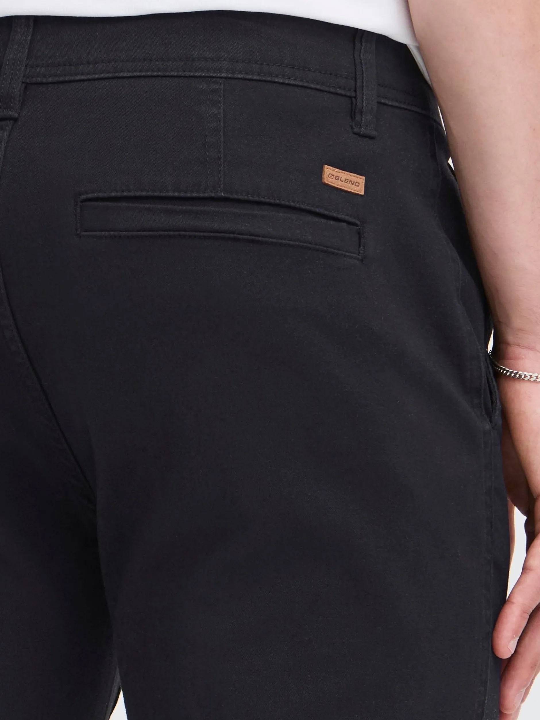 BLEND Herren Chinohose - BHTirak in schwarz