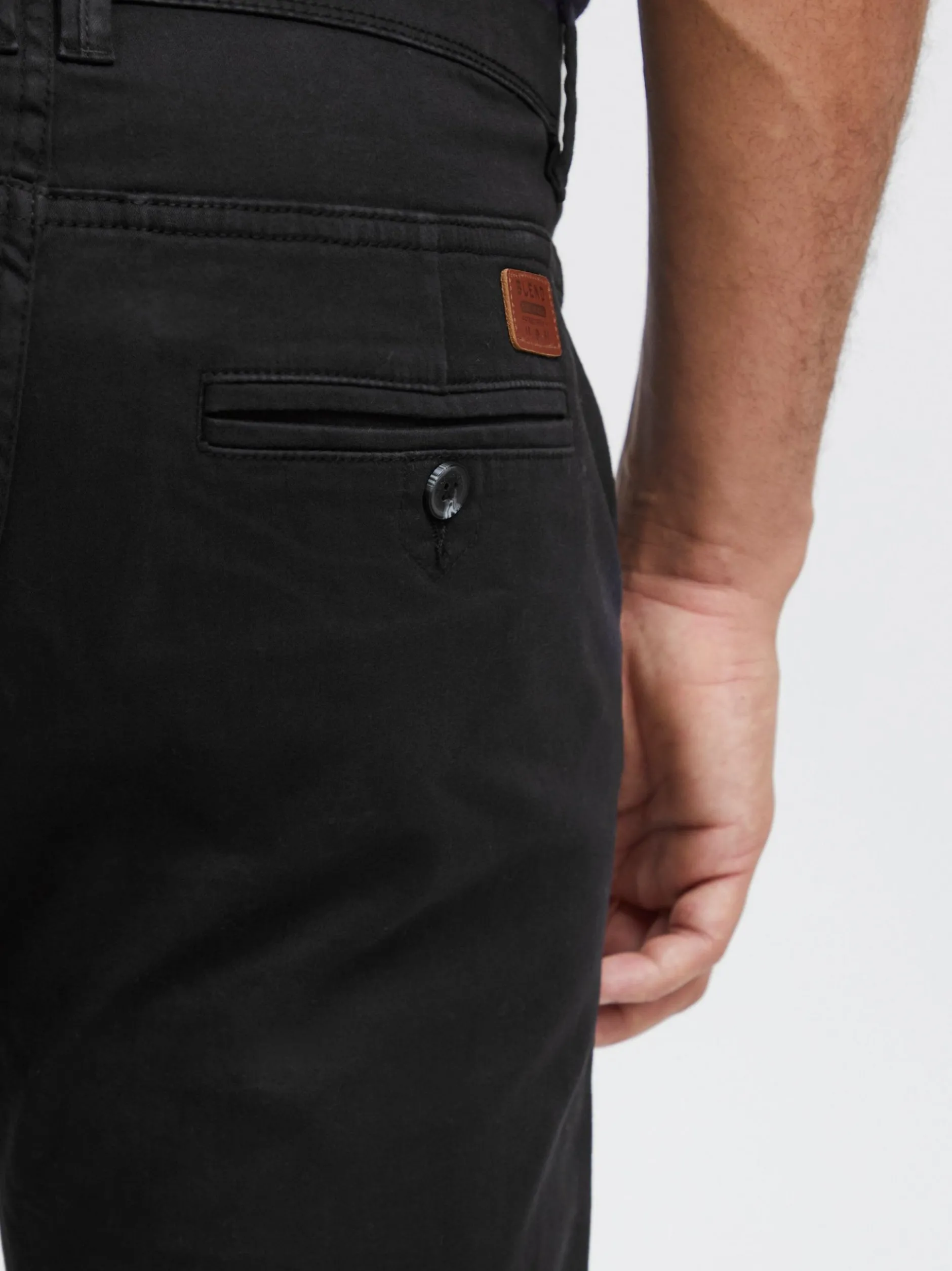 BLEND Herren Chinohose - BHTrompo in schwarz