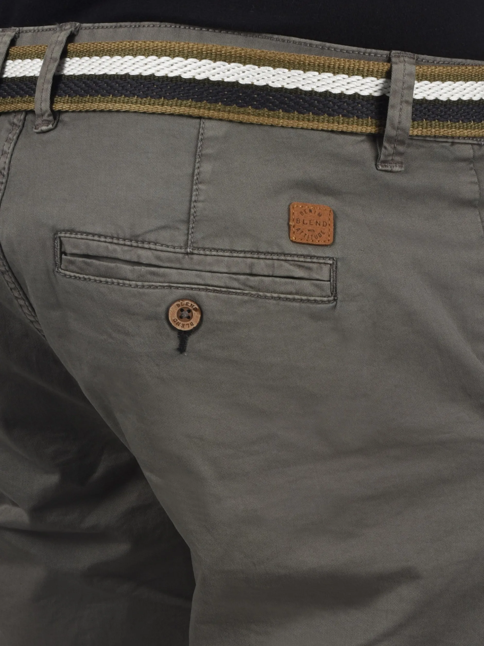 BLEND Herren Chinoshorts - BHBruno in grau